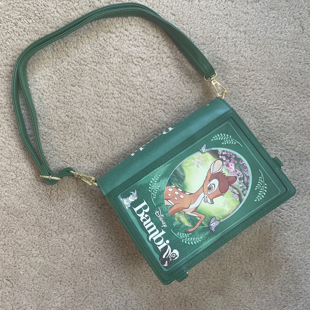 Disney Loungefly Classic Book Convertible Crossbody/ Mini Backpack